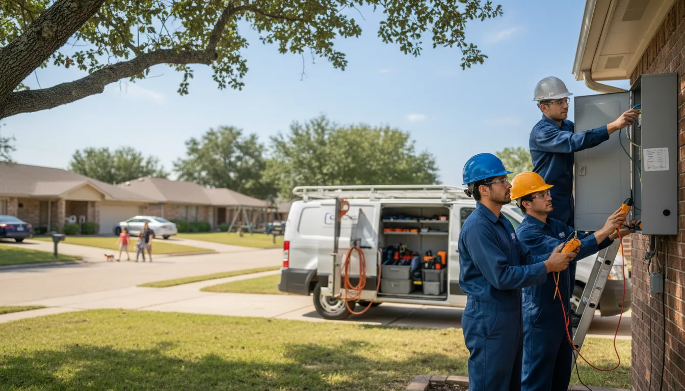 Certified electrician providing emergency electrical services in Tohatchi, NM